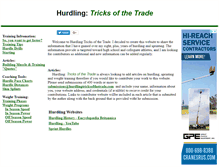 Tablet Screenshot of hurdlingtricksofthetrade.com